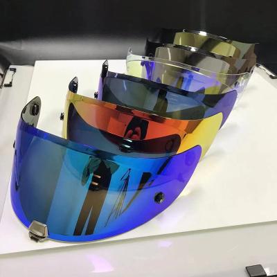 China Motorcycle Popular Helmet PC Sun Visor Lens Pattern Face Helmet Visor Anti-UV Lens Case For HJC RPHA-11/70 for sale