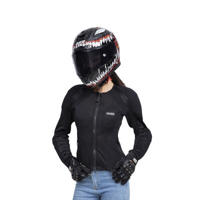 China High Quality Motorcycle Mesh Jackets Armor Summer Breathable Female Off Road Riding Jacket for sale