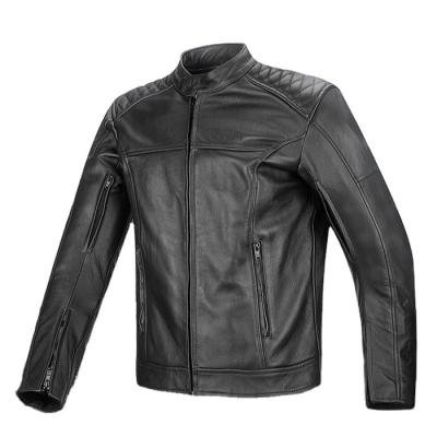 China Heavy Motorcycle Riding Jackets Motorcycle Leather Jacket Rider Anti-fall Motorcycle Racing Jacket for sale