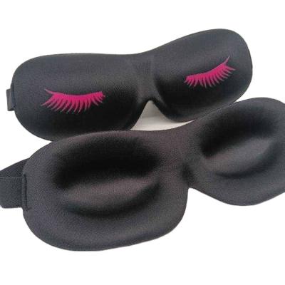 China 2021 mask with 2cm deep eye socket, 3D eye sleep mask, Anti-wrinkle eyelash extension sleep silk eye mask SM-133 for sale