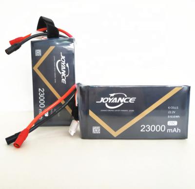 China Long Cycle Life Great Drone Lipo Battery 6s 17000mah 22000mah 23000mah 22.2V for sale