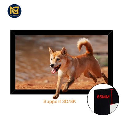 China View MGF manufacturer supply anti-light PET crystal directly cast ultra short UST alr projector screen home theater for sale