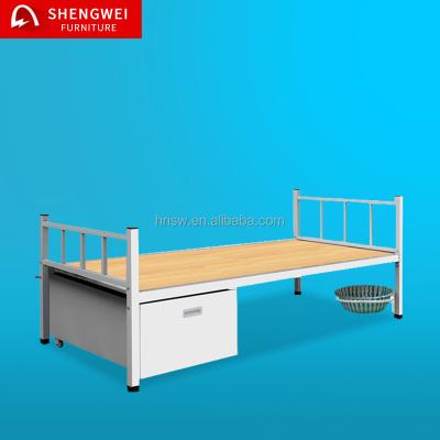 China 2017 Bunk Bed Set Metal Single Bed Easy Wholesale Bed Frames Single Steel Bed for sale