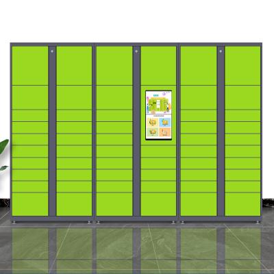 China Custom School Smart Package Storage Cabinet Automated Electronic Parcel Delivery Drop Locker For Courier To Express for sale