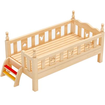 China Wooden Simple Sleeping Bed Frame (Other) Kids Bedroom Furniture Kids Beds Boys Girls Adjustable Home Beds For Children for sale