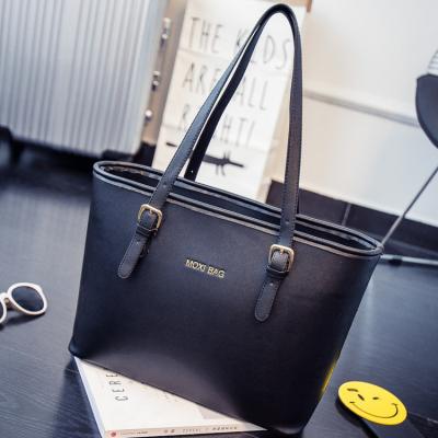 China Fashion Tote Bag Simple Women Shopping Bag Large Capacity Durable Women's Handbag Lady Shoulder Bag for sale