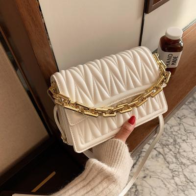 China Fashinable 2021 Newest Hot Selling Diamond Lattice Designer Purse Square Lady Bags Chain Cross - Body Purse Women Purses for sale