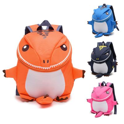 China Neoprene Wear Resistant Cartoon Series Animal Schoolbag For Little Kid Toddler Lunch Bag Preschool Insulated Water Resistant Backpack for sale