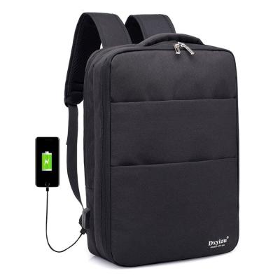 China With High Quality Anti-theft Waterproof USB USB Backpack Laptop Earphone Hole Combination Zipper Cable For 15.6inch mochila for sale