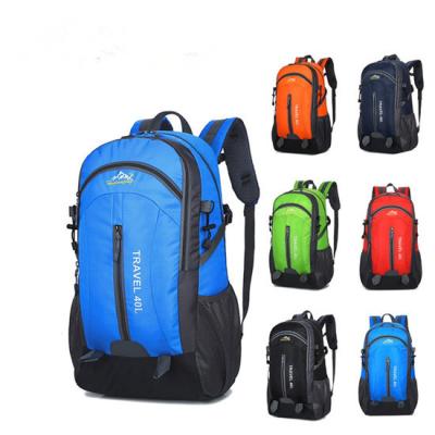 China Outdoor Backpack Travel Bag Waterproof Outdoor Hiking Pack Gym Mountaineering Camping Bag for sale