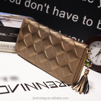 China 2018 high quality fashion women PU leathe coin commissioner wallet for sale