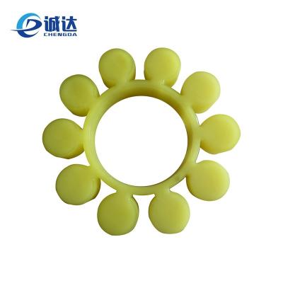 China Industrial Equipment Plum Blossom Shape Coupling Customizable for Damping for sale