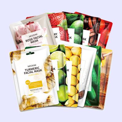 China Korean fruit juice face mask coreanas de faciales mascarillas moisturizer wholesale private label beauty skin care sheet mask for sale