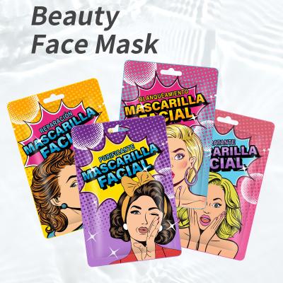 China OEM Private Label Face Mask Moisturizer Mascarillas Faciales Eight Moisturizer Sheet Face Mask Korean Custom Organic Beauty Skin Care for sale