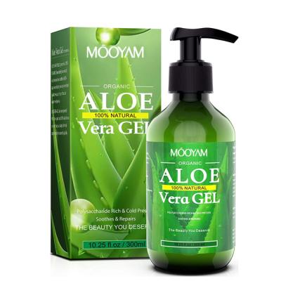 China Moisturizer China Cosmetic Manufactor Hot Sale Private Label 100% Pure Natural Organic Moisturizing Soothing Repair Aloe Vera Gel for sale