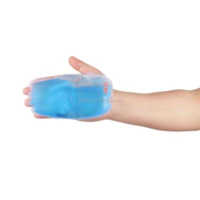 China Keep Warm Reusable Hand Shaped Gel Hand Warmer Cold Packed Instant Self Heating Pads for sale