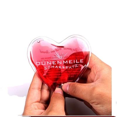 China Agriculture Heart Shape Gel Hand Warmer For Valentines Day And Christmas for sale