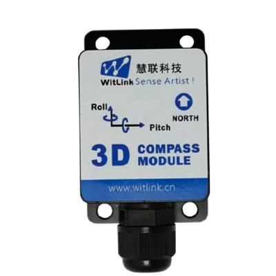 China Industrial Automation SEC315 RS232 Angle 3D Compensation Electronic Compass for sale