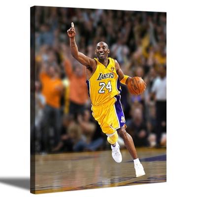 China Modern Canvas Kobe Bryant Wall Art Painting Lakers Artwork Print Pictures for sale