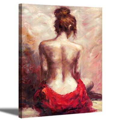 China Modern Naked Sexy Nude Woman Oil Paintings Girl Artwork Picture Picture Oil Painting On Canvas Wall Art for sale