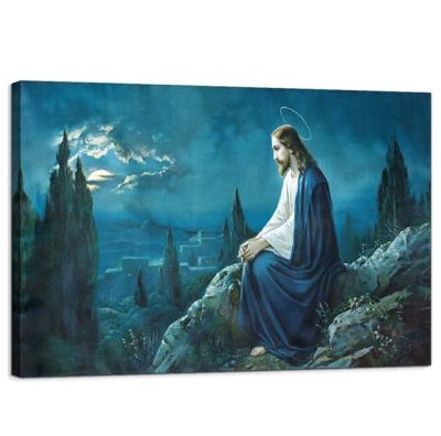 China Modern Jesus In Gethsemane Garden Print On The Wall Art Poster Painting Canvas Pictures for sale