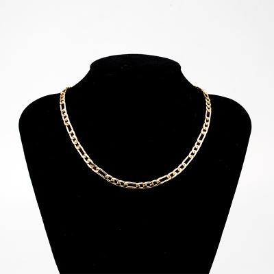 China New Pattern Design Gold Platting High Quality Handmade Tasty Chunky Paper Clip Oval Link Chain For Jewelry Making for sale