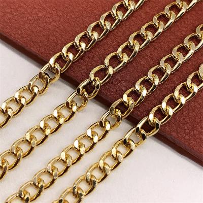 China Clothing Decoration Jewelry Accessories Chain DIY Pattern Metal Small Bag Hardware Aluminum Luggage Chain for sale