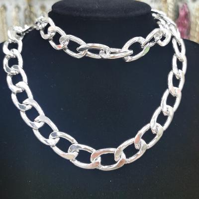 China Other YuanTong New Style Popular Design Jewelry Necklace Chain Bracelet Bags Silver Plated Aluminum Chain for sale