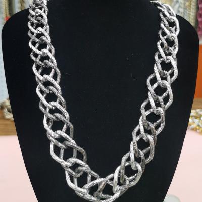 China Other YuanTong New Style Popular Design Jewelry Necklace Chain Bracelet Bags Silver Plated Aluminum Chain for sale