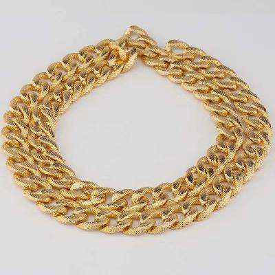 China 2021 model good quality hotsales gold luxury gold chain cuban chain necklace for sale