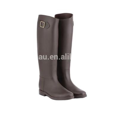 China Fashion Trend Best Selling European Riding Long Rubber Boots for sale