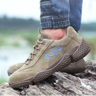 China Hot Sale High Quality Anti-static Anti-smash Anti-smash Work Boots Men Leather Casual Welding Safety Shoes for sale