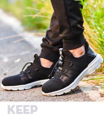 China Anti-impact Summer High Quality Steel Toe Caps Lightweight Breathable Work Men Running Walking Safety Shoes for sale