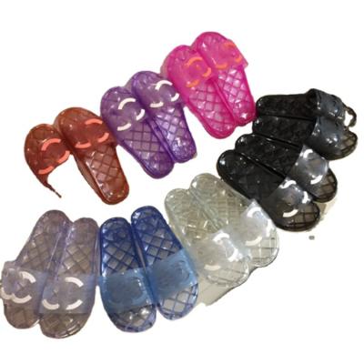 China Factory direct supply custom designer women's durable anti-skid durable jelly CUSHIONING slips men's slippers for sale