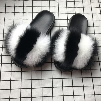 China Luxury Selling Household Eva Summer Products Real Fur Anti-slippery Warm Light Indoor Women's Luxury Slippers for sale