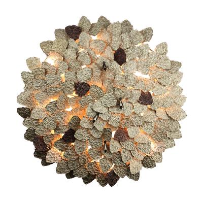 China Lighting Functions Creative Handmade European Style LED Living Room Bedside Lighting Art Deco Wall Lamp for sale