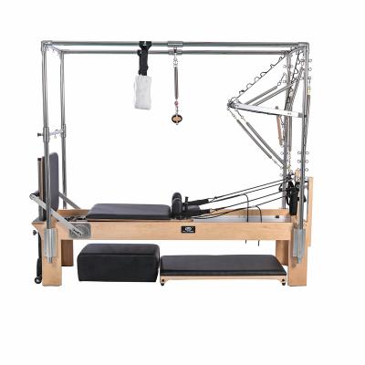 China 2022newest pilates full cadillac trapeze pilates reformer with tower pilates cadillac table 2380*685*610 for sale