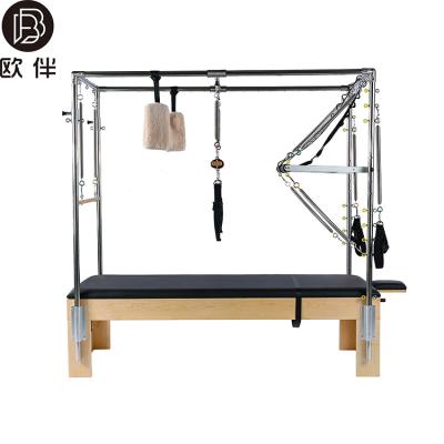 China NEWEST BRAND CADILLAC PILATES ALUMINUM REFORMER Beech /Maple PILATES TABLE EQUIPMENT 2020 PILATES for sale