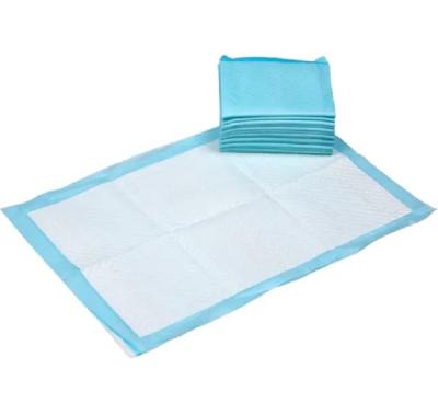 China Multi Size Soft Super Absorption 5 Layer Hospital Fluff / Polymer Nonwoven Disposable Underpads For Medical Bed for sale