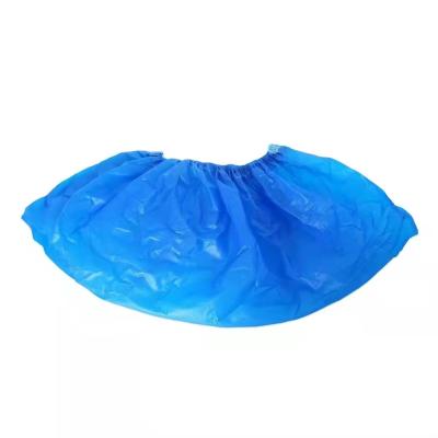 China Personal Safety Waterproof PE CPE Disposable Rain Shoe Covers for sale