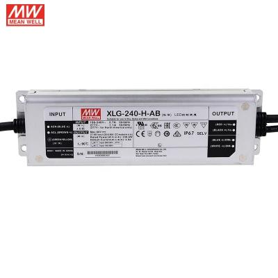 China (Dim to off and isolation design) Meanwell XLG-240-H-AB 0-10v dimmable led panel driver for sale