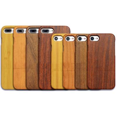 China Hot Sale Manufacturers Wholesale Luxury Empty Wooden Phone Cover Case Dirt-resistant For iphone 7 8 plus for sale