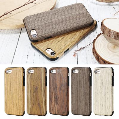 China Top Selling TPU+wooden Phone Case Real Wood Grain+TPU Phone Case For Apple iPhone 6 for sale