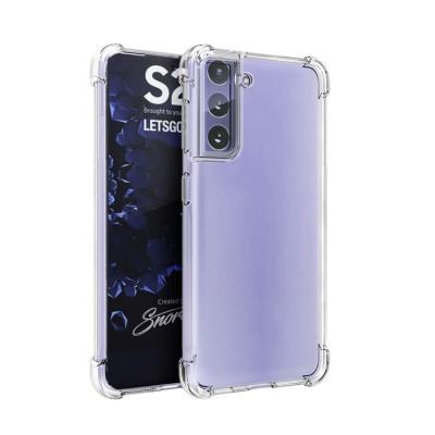 China Antiknock For Samsung S21 Case, Dropshipping Flexible Clear Phone Case TPU Back Cover For Samsung Galaxy S21 Plus Utrla Fundas for sale