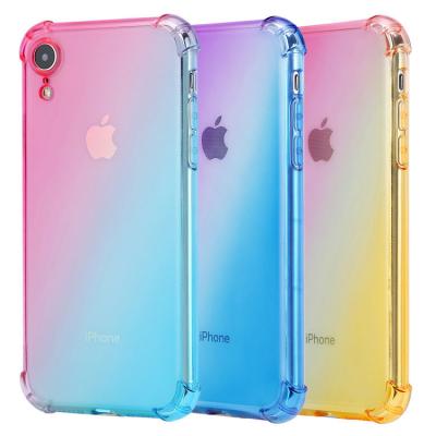 China Colorful Shockproof Amazon TPU Cell Phone Case Shockproof Cover For IPhone X xr xs max for sale