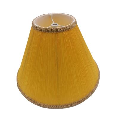 China Modern Handwork Lamp Accessories Modern Knife Pleated Lampshade Mini Fabric Lampshades for sale