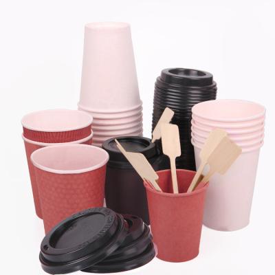 China Coffee Use And Packaging Craft Paper Biodegradable Paper Type Disposable Paper Cup for sale