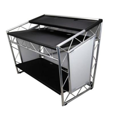 China Portable Modern Events DJ Folding Table Led DJ Booth For Wedding Party Night Bar for sale