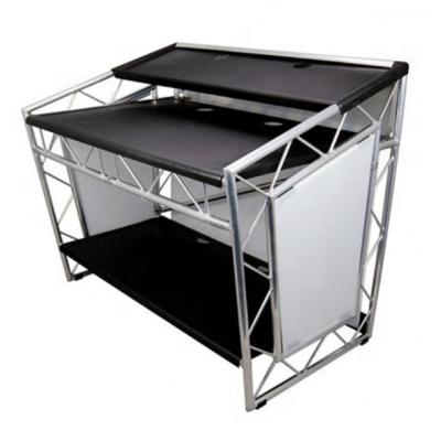 China Hot Events Product Movable Foldable DJ Booth Led DJ Table For Club for sale