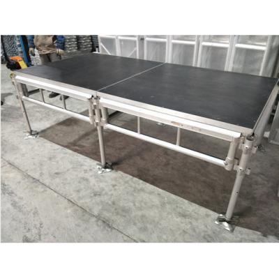 China Hot Sale Adjustable Used Aluminum Concert Events Stage Outdoor Stage For Fashion Show for sale